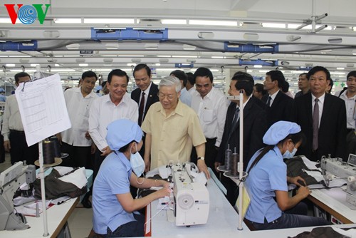 Party leader Nguyen Phu Trong works with Da Nang authorities - ảnh 1